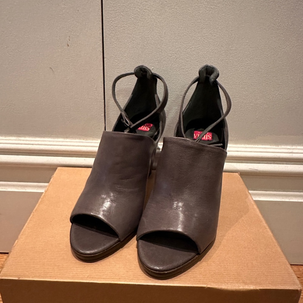 Leather Heeled Booties